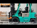 Used Mitsubishi 2.5t LPG Forklift available now at Forklifts Direct