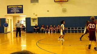 Alden middle school basketball game