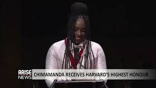 CHIMAMANDA RECEIVES HARVARD'S HIGHEST HONOUR