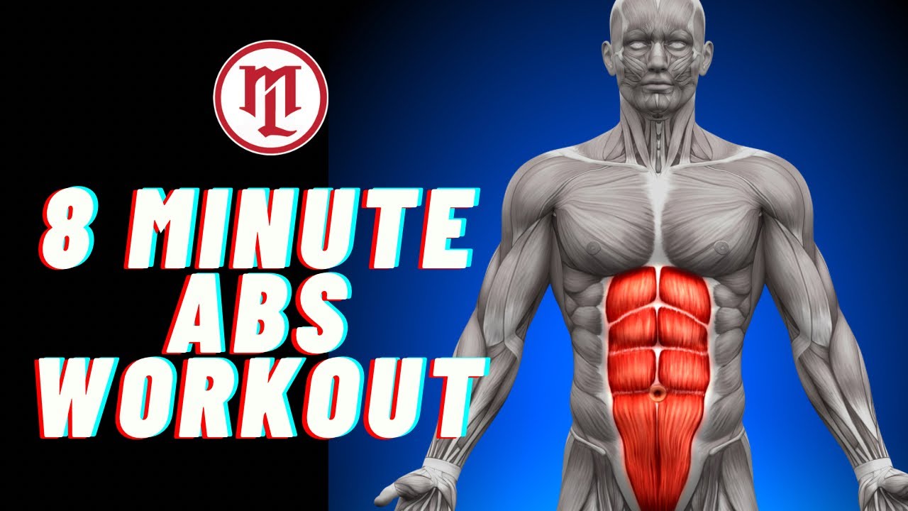 8 Minute Abs Workout Youtube