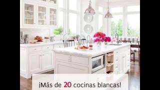 24 cocinas blancas  ¡Preciosas! - Mi Casa | DecoraciónTV