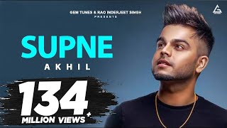 Supne (Kade Aave Kade Jaave) : Akhil | Tanvi Nagi | New Punjabi Song