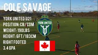Cole Savage 2023 Soccer Highlights