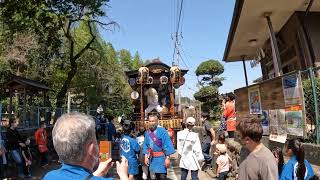 2022/04/10 引田八雲神社祭礼 山車巡行