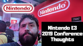 Nintendo E3 2019 Conference - My Thoughts - Adam Koralik