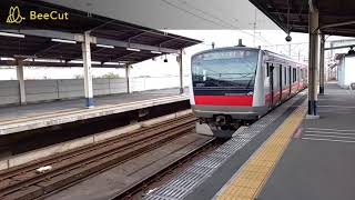 【2番線からの発車も収録】京葉線新習志野駅で発着シーンを撮影