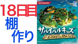 【１８日目】棚作りと動物狩り！【サバイバルキッズ Lost in Blue】