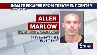 Inmate escapes from treatment center in Salina