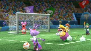 Mario and Sonic at The Rio 2016 Olympic Games #Football -Extra Hard  -Team Daisy vs Team Mario