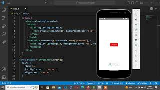ReactNative Modal Component | Dialog box React | React-Native tutorial for beginners #37