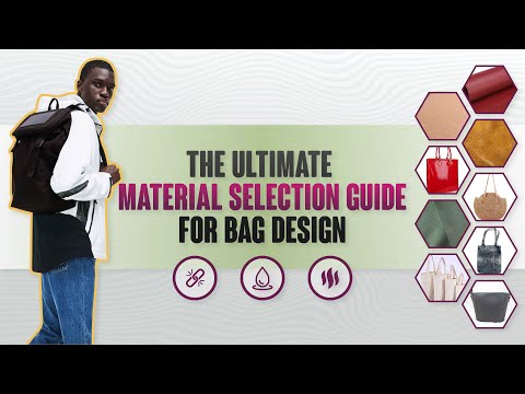 What material is used for handbags?