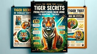 Tiger Secrets: From Popcorn Scent in urine to Hunting Tricks!