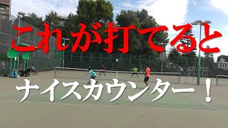 テニス これが打てると、ナイスカウンター！ Tennis If you can hit this, it ’s a nice counter!