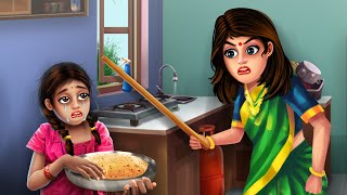 सौतेली माँ - STEPMOTHER Story | Hindi Moral Stories Comedy Videos | Maja Dreams TV Telugu Videos