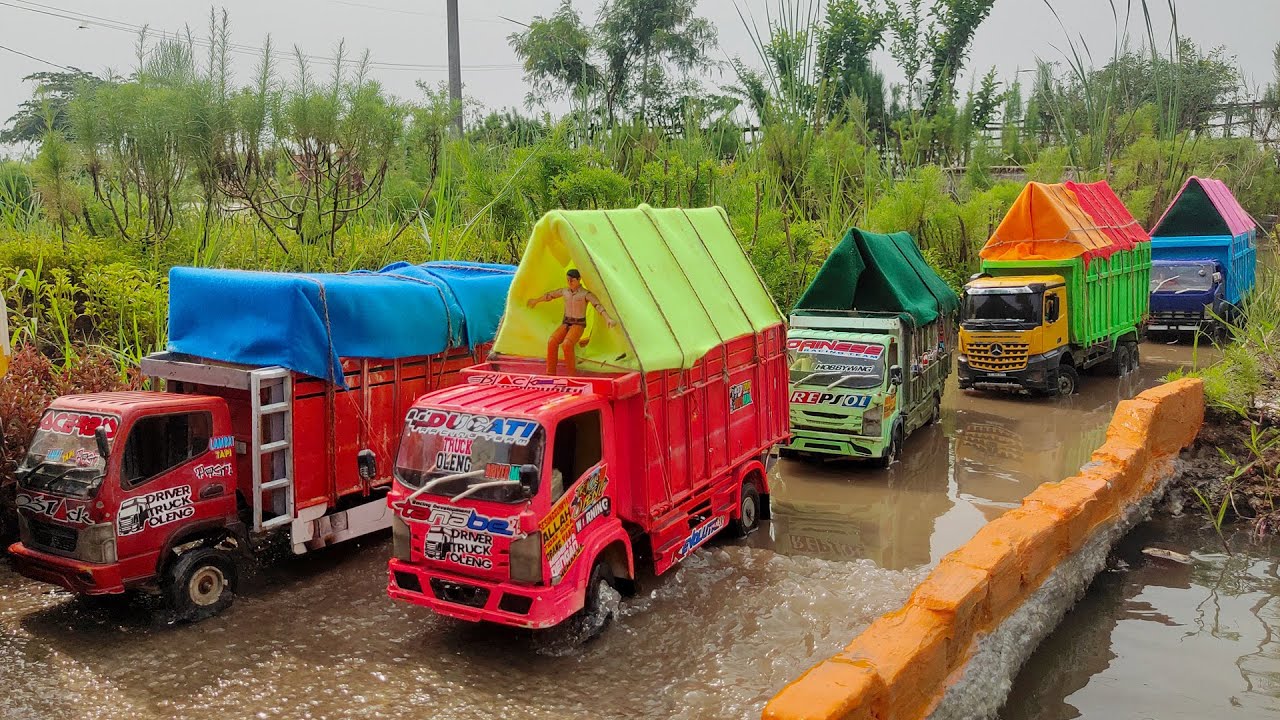 MOBIL TRUK OLENG CANTER FUSO, ISUZU NMR, TRUCK RC SCANIA ...