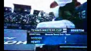 Hewitt vs Roddic 2004 Masters Cup