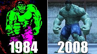 Evolution of Hulk Games [1984-2008]