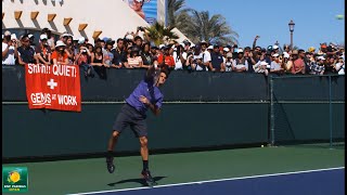 Roger Federer Serve Warm-Up Analysis | Slow Motion | Practice vs. Match