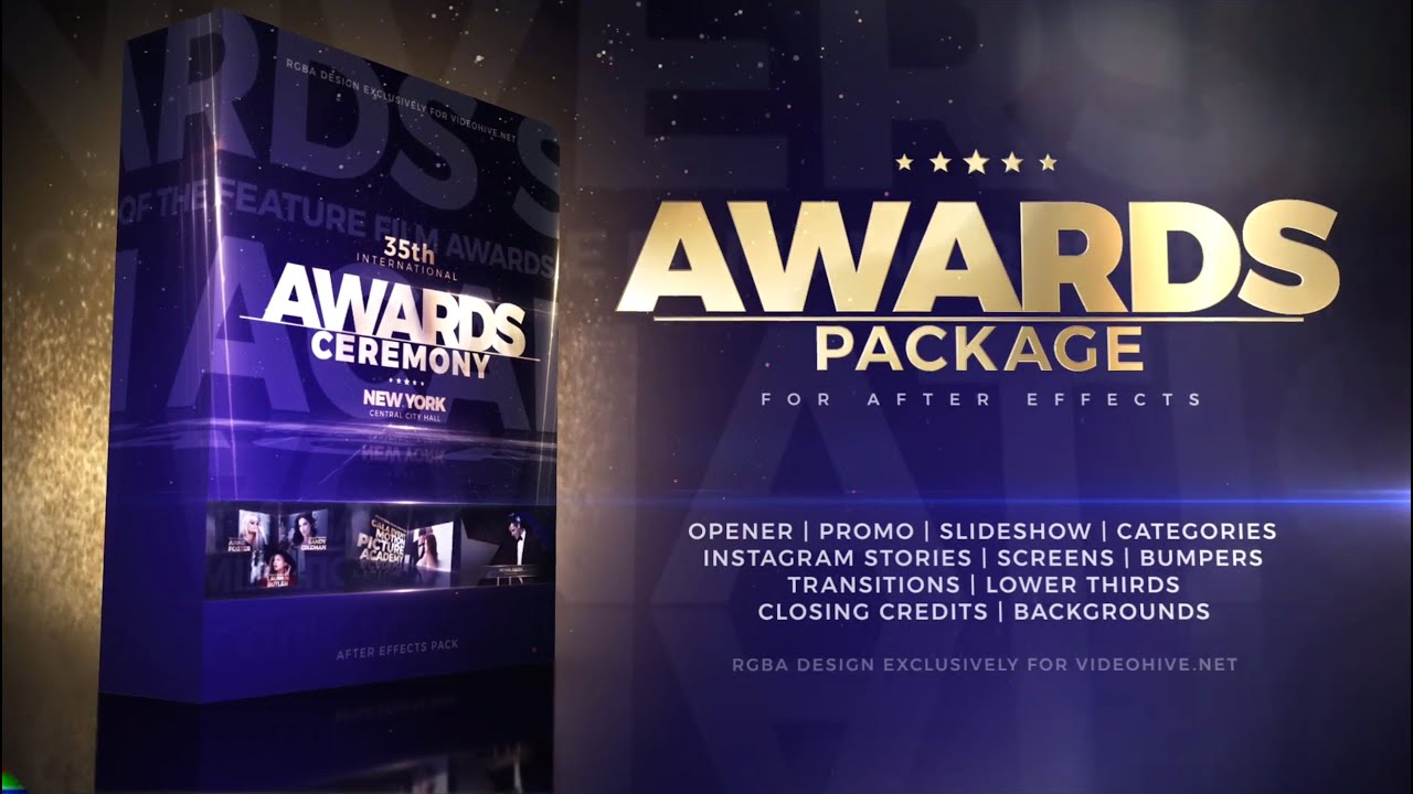 Awards Pack ( After Effects Template ) ★ AE Templates - YouTube