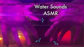 ASMR Water Sounds & Water Tapping! No Talking