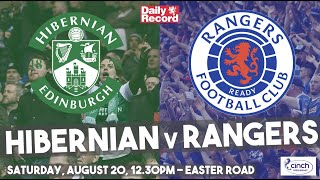 Hibernian v Rangers live stream, TV channel and kick off details for the Premiership clash