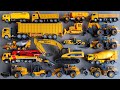 Truk Tronton, Bulldozer, Mixer Truck, Pump Truck, Excavator, Loader, Dump Truck, Grader, Forklift