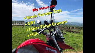 Biking Beautiful to Clee Hill on my Sinnis Terrain T125.