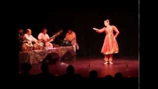 Rina Mehta, disciple of Pt. Chitresh Das, performs Kathak in a rare 9 1/2 beat taal