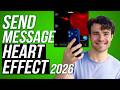 How to Send a Message with Heart Love Effect iPhone 2026