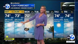 Cooling trend moves into SoCal Memorial Day weekend