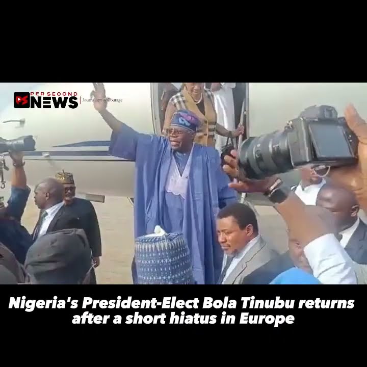 Nigeria S President Elect Bola Tinubu Returns After A Short Hiatus In