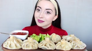 ВКУСНЕЙШИЕ ГРУЗИНСКИЕ ХИНКАЛИ MUKBANG asmr  Ayka Emilly