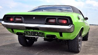 Dodge Challenger 426 Hemi V8 Acceleration 0-60 \u0026 Sound