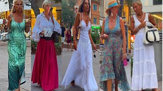 Street style from Italy🇮🇹AUGUST 2023 ITALIAN VIBES/What everyone is wearing in Italy in summer