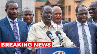BREAKING NEWS: Raila Odinga Officially resigns as ODM Party leader, names Joho as New Party leader!