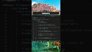 String vs String Builder Mutable vs Immutable #csharp #softwaredevelopment #softwareengineering