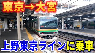 【車窓】上野東京ラインに乗車～東京→大宮～右側車窓～20240825-02～Japan Railway Ueno-Tokyo Line～