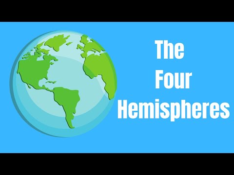 What continents are partly in the eastern hemisphere?