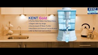 Kent Gold Plus water filter and Kent Crystal water filter .