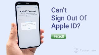 Why Can't I Sign Out Of My Apple ID 7 Ways to Fix It!