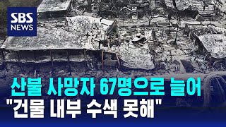 마우이 섬 산불 사망자 67명으로 늘어…\