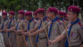 โครงการประกวดระเบียบแถว     ลูกเสือ เนตรนารี ประจำปี ๒๕๖๒ จ.สุพรรณบุรี (เต็ม)