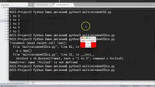 Tkinter - GUI Example Multiple Display Frames (Class Structu