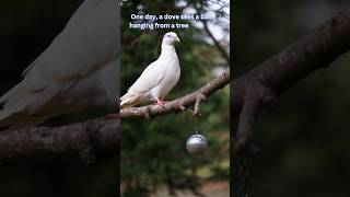 A Dove \u0026 Shiny Ball🕊️🕊️(Story No. 8) #shorts  #YouTubeShorts #shortstory #birds