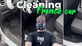 Detailed cleaning of this French car 🇫🇷