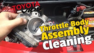 TOYOTA VIOS How To Remove Throttle Body Assembly | Complete Cleaning Tutorial