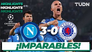 Highlights | Napoli 3-0 Rangers | UEFA Champions League 22/23-J5 | TUDN