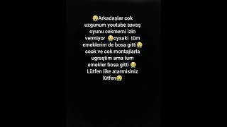 😭😭tüm emeklerim bosa gitti😭😭