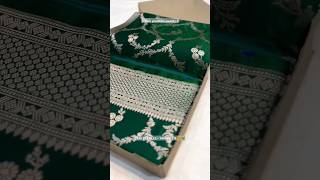 😍Beautiful copper zari waving mashru silk banarasi saree 🌿#ytshorts #saree #wedding