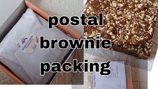 Brownie Packing Ideas/Postal Brownie Box/How to sale Brownie/Brownie Sale Ideas/Brownie malayalam